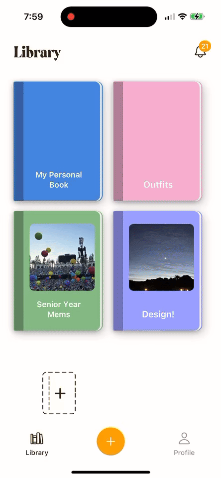 Settings and features of group books